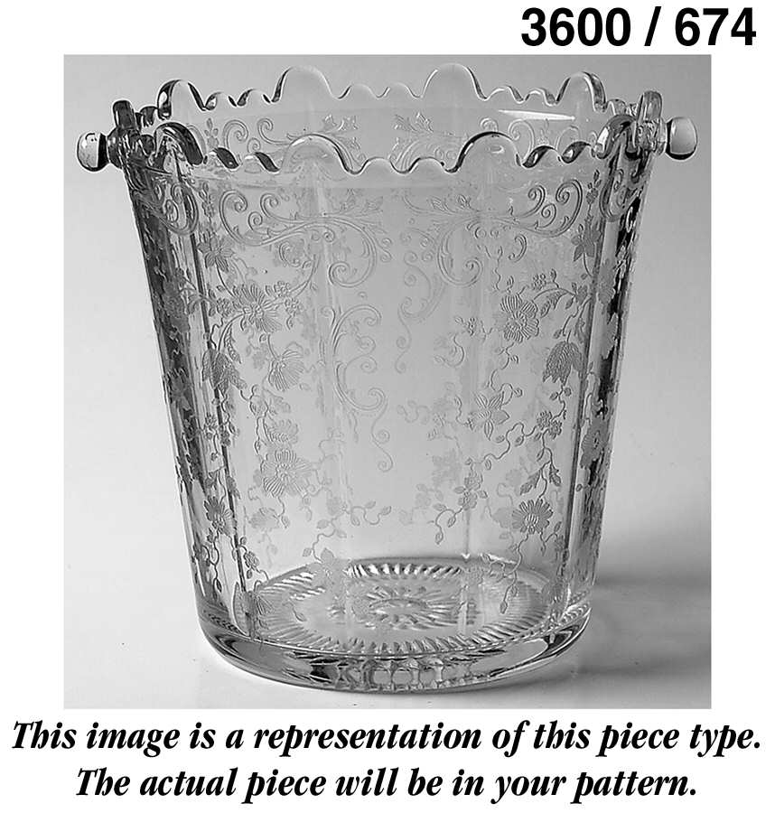 Martha Clear Martha/674 Ice Bucket, No Handle, No Tongs by Cambridge-1
