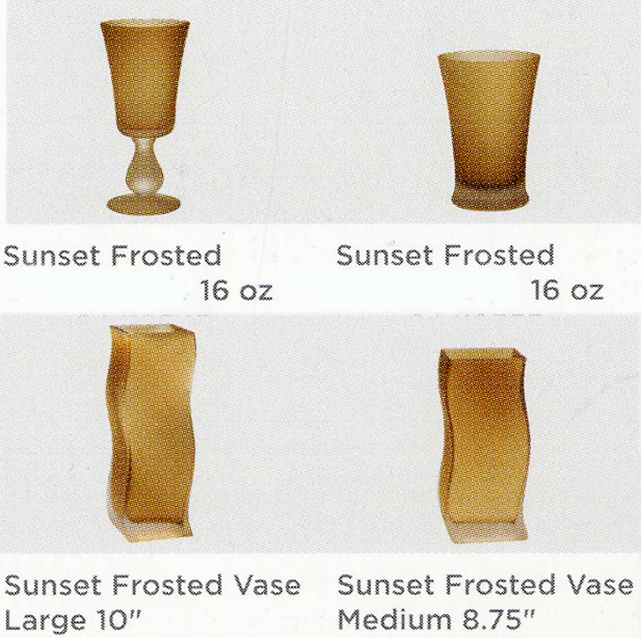 Lifestyle Essentials Sunset Frosted Water Goblet by Royal Doulton-1