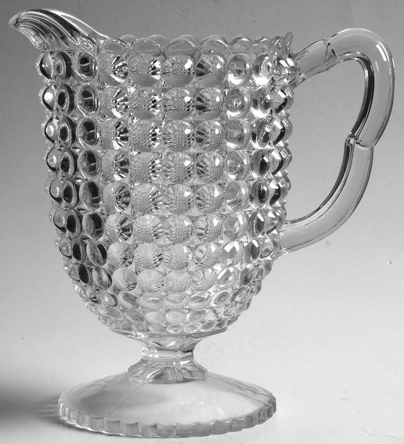 Thousand Eye Clear 32 Oz Pitcher by Richards & Hartley Glass Company-1