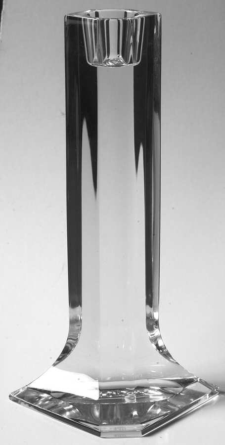 Giftware 8" Single Light Prisma Candlestick by Riedel Crystal-1