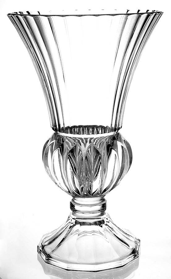 Adagio 14" Footed Vase by Royal Crystal Rock-1