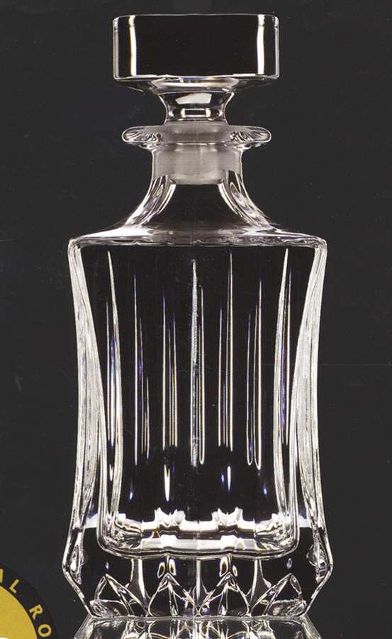 Adagio Square Decanter with Stopper by Royal Crystal Rock-1