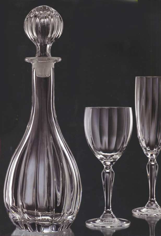 San Marco Decanter & Stopper by Royal Crystal Rock-1