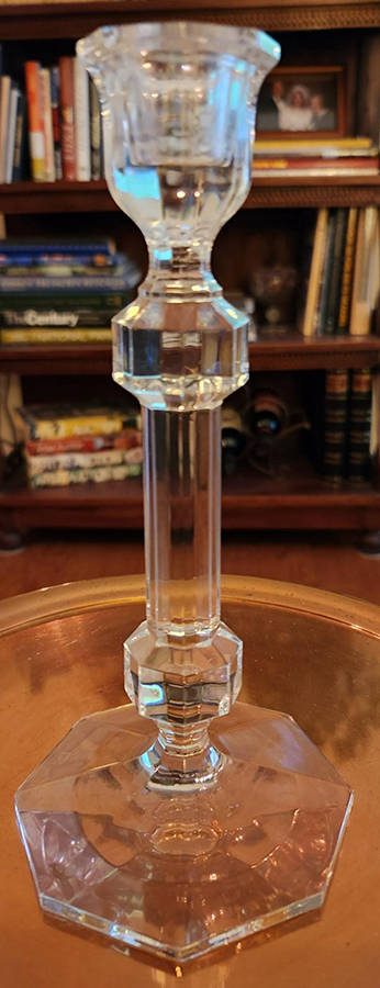 Giftware 8" Single Light Magic Candlestick by Riedel Crystal-1