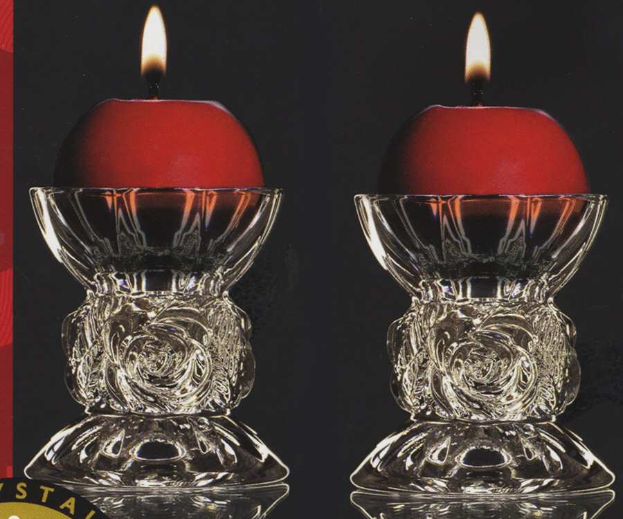Garden 2" Single Light Candlestick by Royal Crystal Rock-1