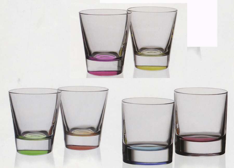 Gocce Colorate Pink Double Old Fashioned by Royal Crystal Rock-1