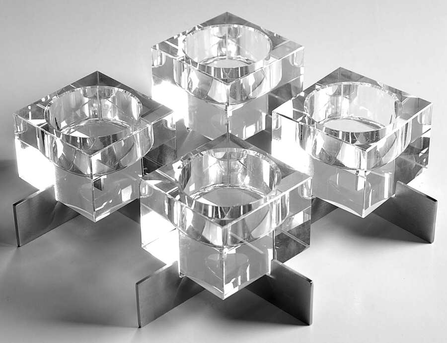 Elan Tealights W/Trivet by Reed & Barton-1