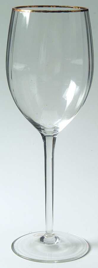 Gallery Gold Water Goblet by Rogaska-1