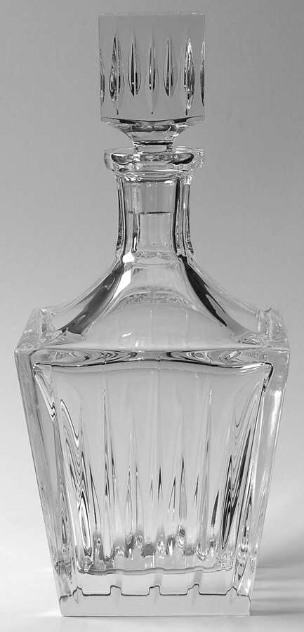 Soho Square Decanter with Stopper by Reed & Barton-1