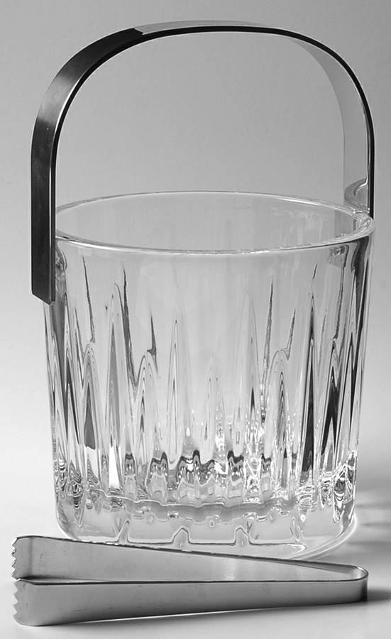 Soho Ice Bucket with Tongs by Reed & Barton-1