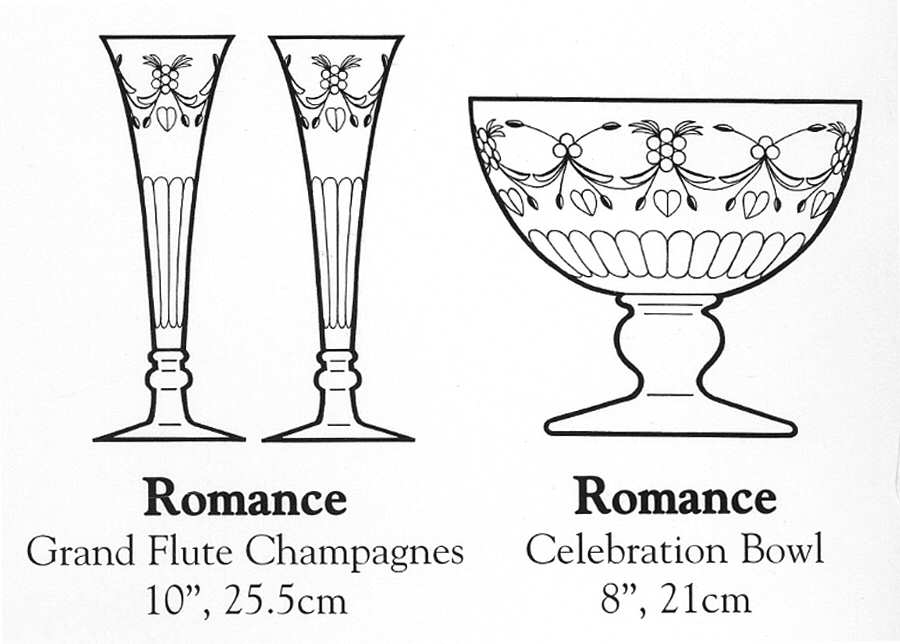 Celebration Collection Romance Fluted Champagne by Royal Scot Crystal-1