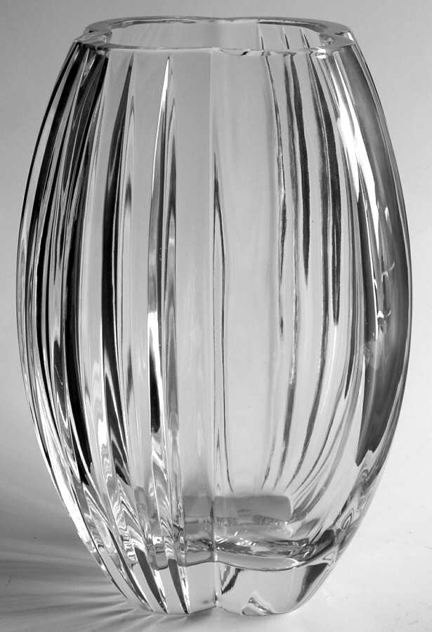 Vertical 9" Flower Vase by Rogaska-1