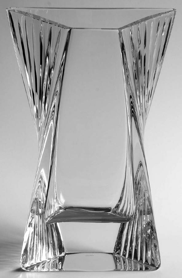 Vertical 10" Flower Vase by Rogaska-1