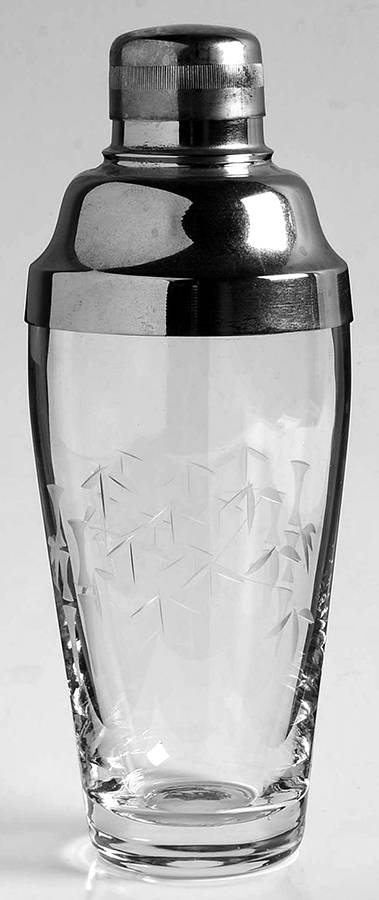 RFG3 Cocktail Shaker with Chrome Top and Lid by Radio Brand-1