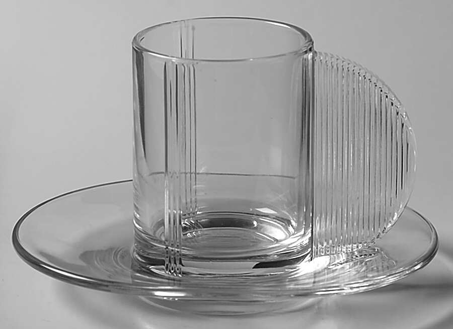 Espresso Demitasse Cup & Saucer Set by Riedel Crystal-1