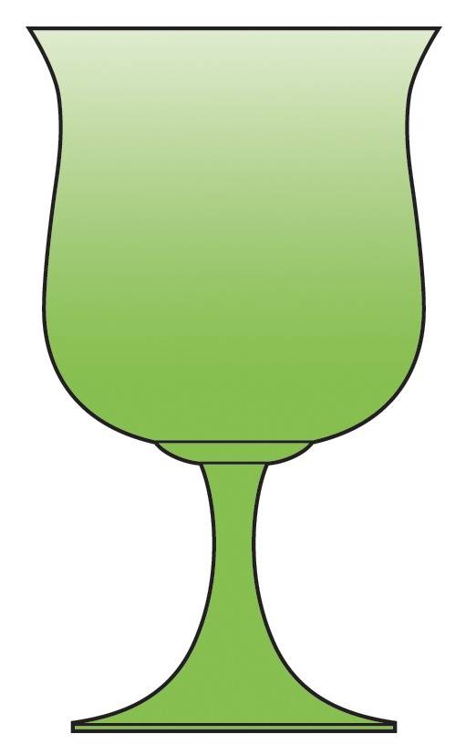 Ever Green Water Goblet by Royal Worcester-1