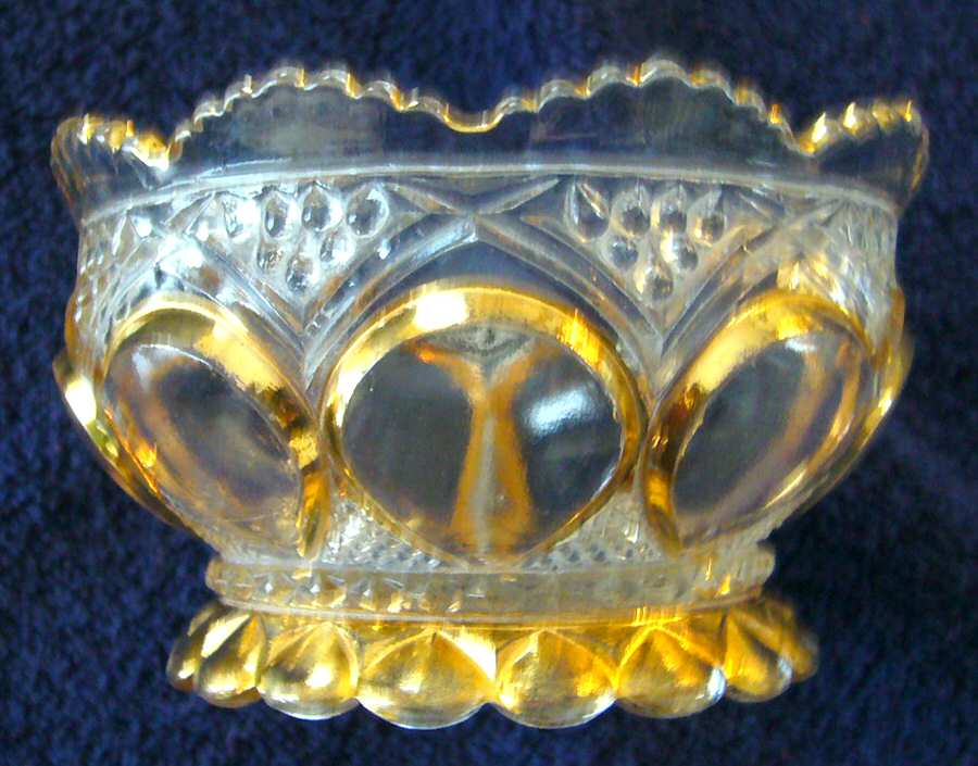 Duchess Clear (Gold Trim) Small Fruit Dessert Bowl by Riverside-1