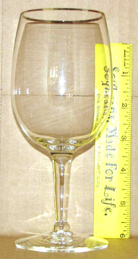 Mystique (Platinum Trim) Water Goblet by Riekes-Crisa-1
