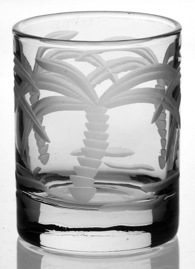 Palm Tree Shot Glass by Rolf Glass-1