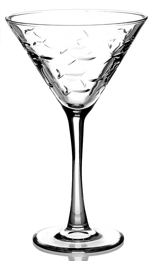 School of Fish Martini Glass by Rolf Glass-1