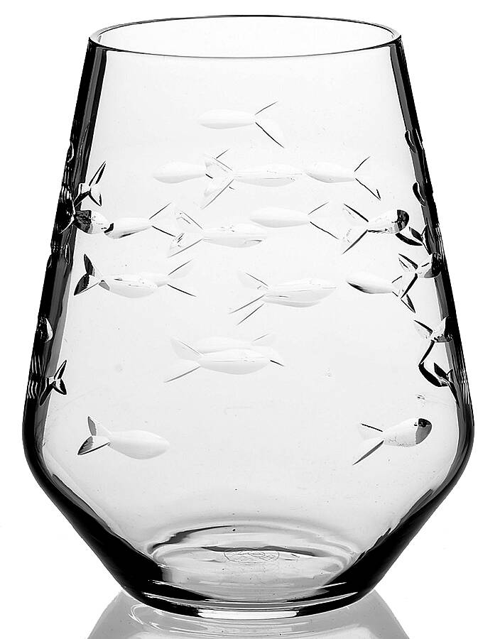 School of Fish Stemless Wine by Rolf Glass-1