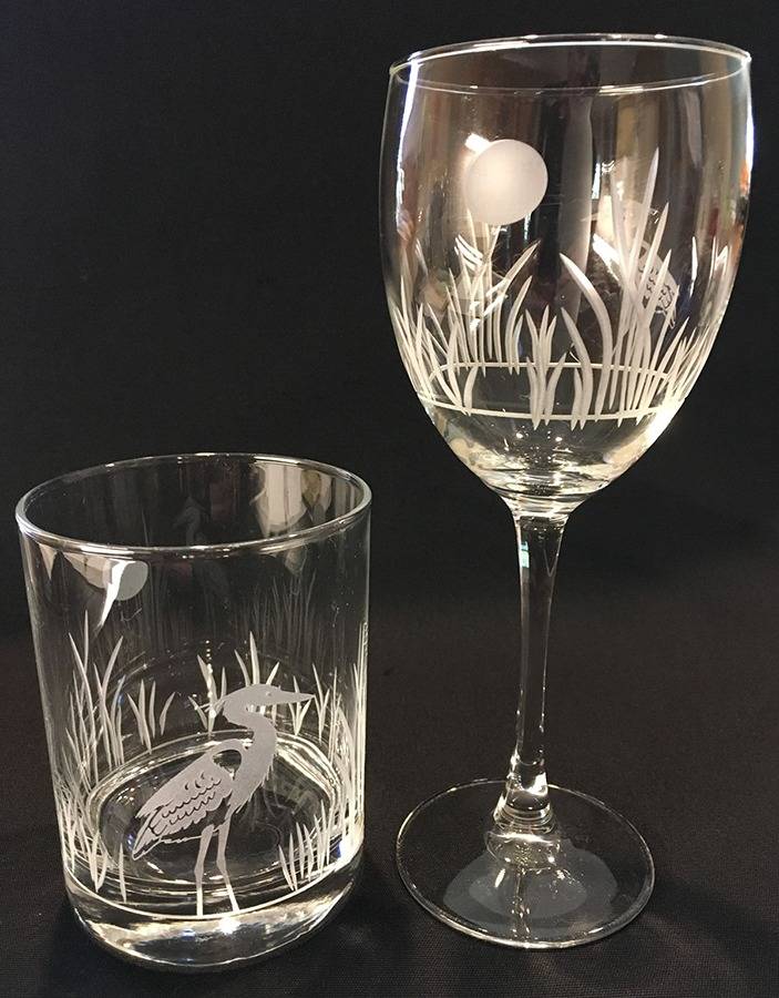 Heron Water Goblet by Rolf Glass-1