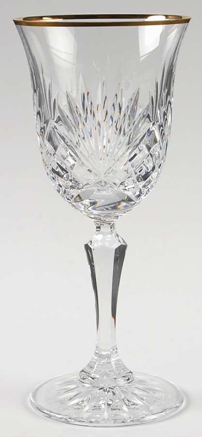 Richmond (Gold Trim) Wine Glass by Reed & Barton-1