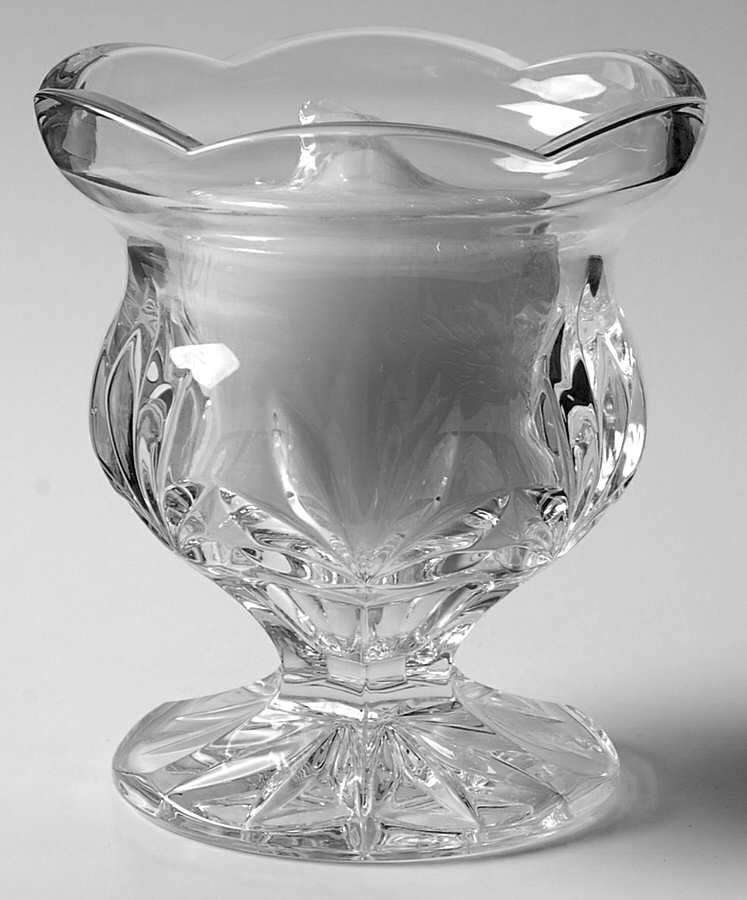 Tulip 5" Stemmed Candleholder by Royal Limited Crysta-1