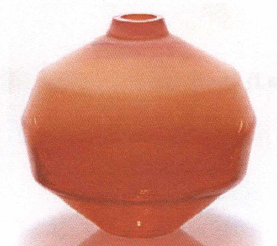 Orange Vases Amalia Vase by Royal Leerdam - Netherland-1