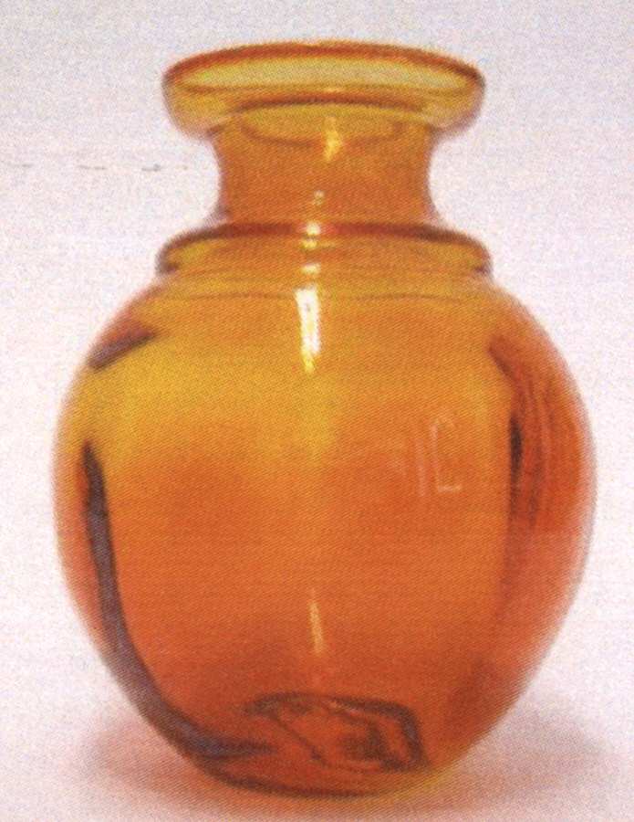 Orange Vases 50 Years of Liberation Vase by Royal Leerdam - Netherland-1