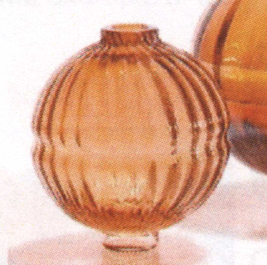 Orange Vases Small Beatrix Silver Jubilee Vase by Royal Leerdam - Netherland-1