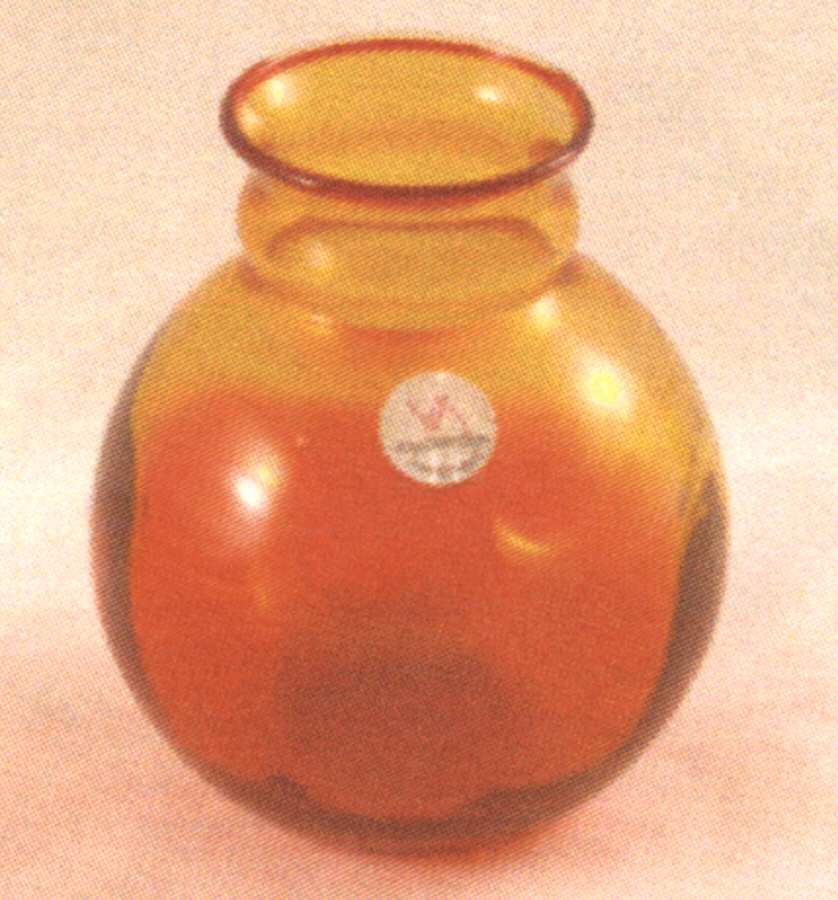 Orange Vases 50 Years of Liberation Vase by Royal Leerdam - Netherland-1