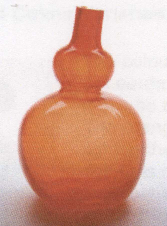 Orange Vases Alexia Vase by Royal Leerdam - Netherland-1