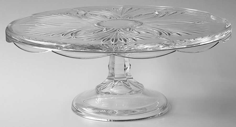 RLZ9 11" Diameter Pedestal Cake Stand No Dome by Royal Limited Crysta-1