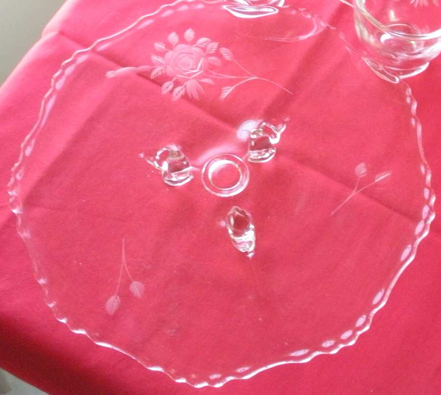 Rhodora Rose 10" 3-Toed Plate by Ransgil-1