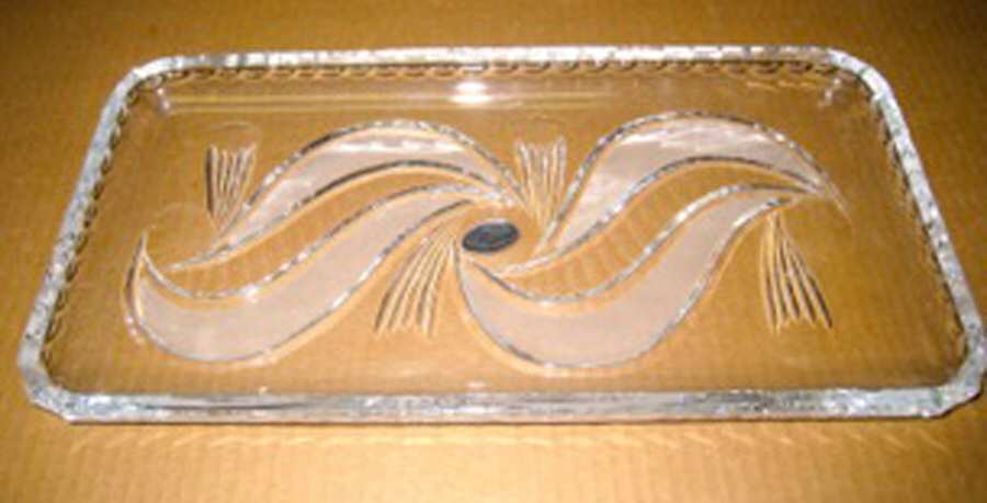 Soca 14" Rectangular Tray by Rogaska-1