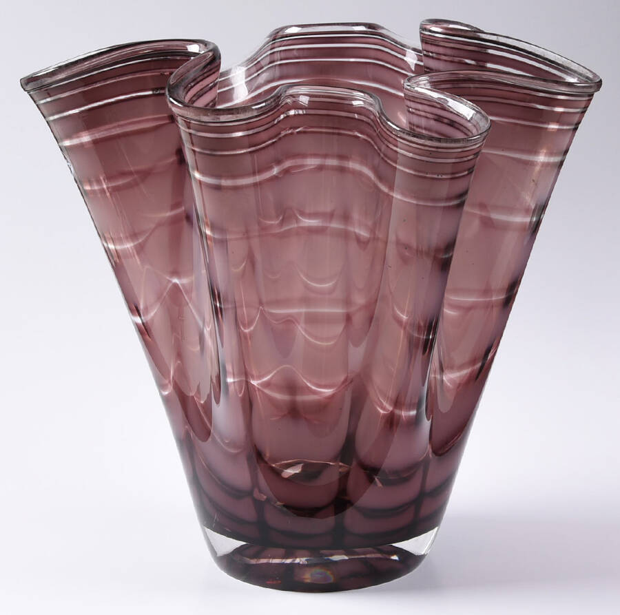 Art Glass 10" Flower Vase by Royal Gallery-1