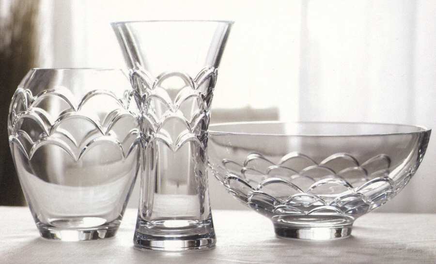 Cove 10" Trumpet Vase by Reed & Barton-1