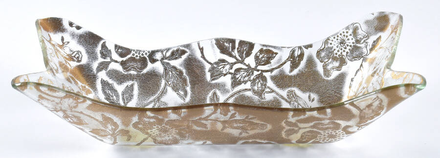 R8V1 Open Candy Dish by Ricco Verre-1