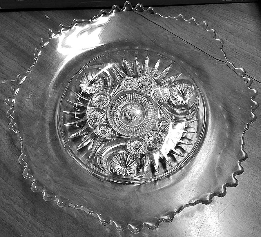 Esther Clear 11" Sandwich Plate by Riverside-1