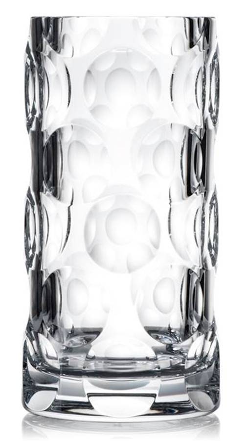 Dots 13" Flower Vase by Rogaska-1