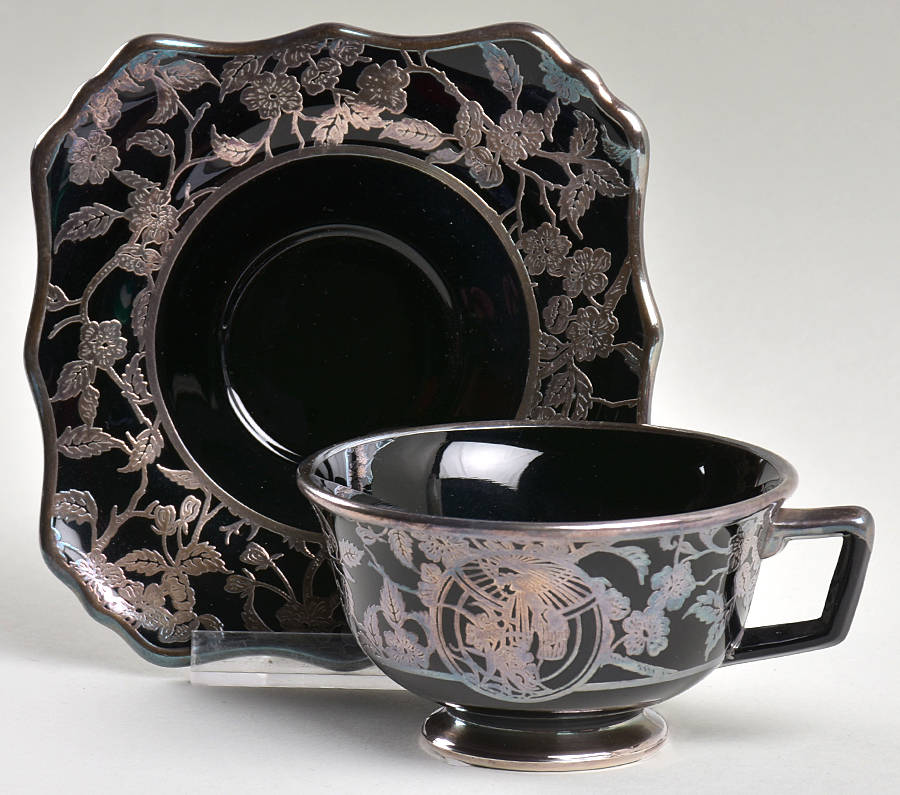 RWS4 Cup & Saucer Set by Rockwell Silver Glass-1