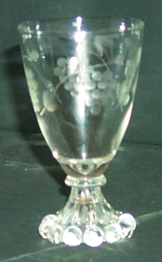 Grape (Cut #3, Stem #736) Juice Glass by Standard Glass-1