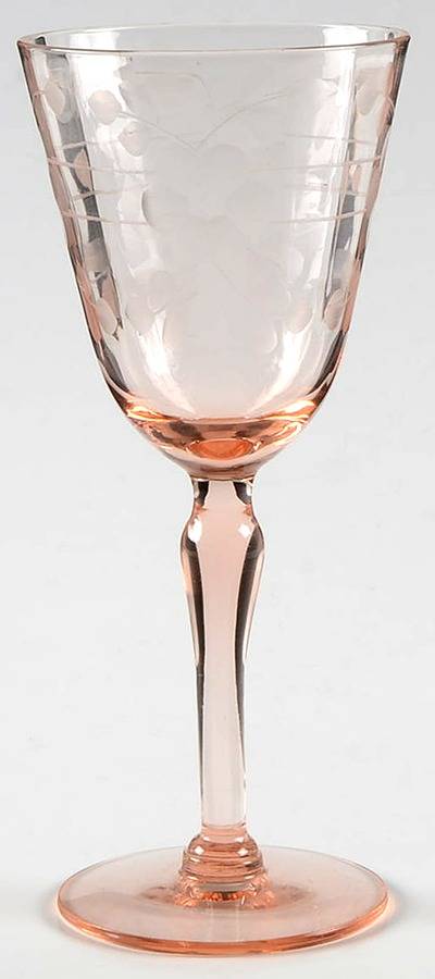 Blanche Pink Wine Glass by Standard Glass-1