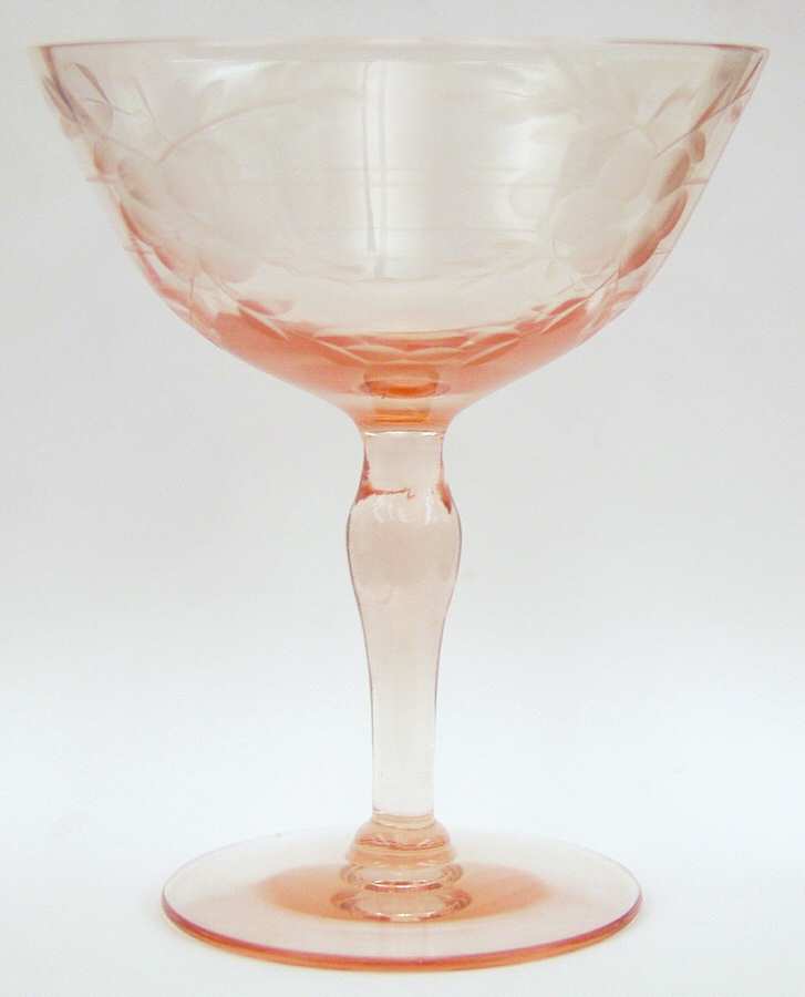 Blanche Pink Low Sherbet by Standard Glass-1