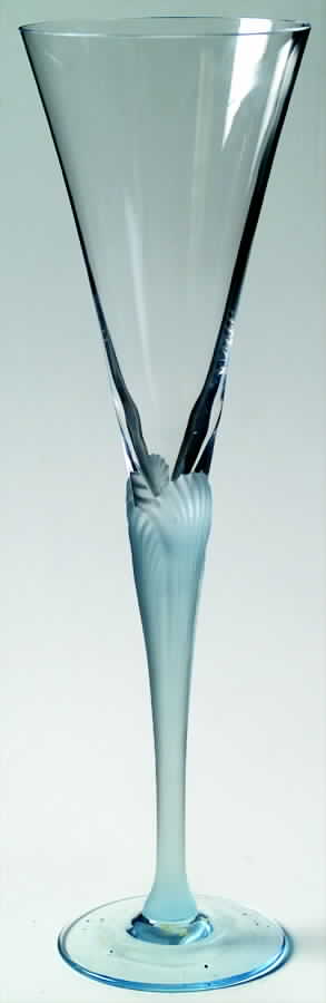 Aegean Blue Fluted Champagne by Sasaki-1