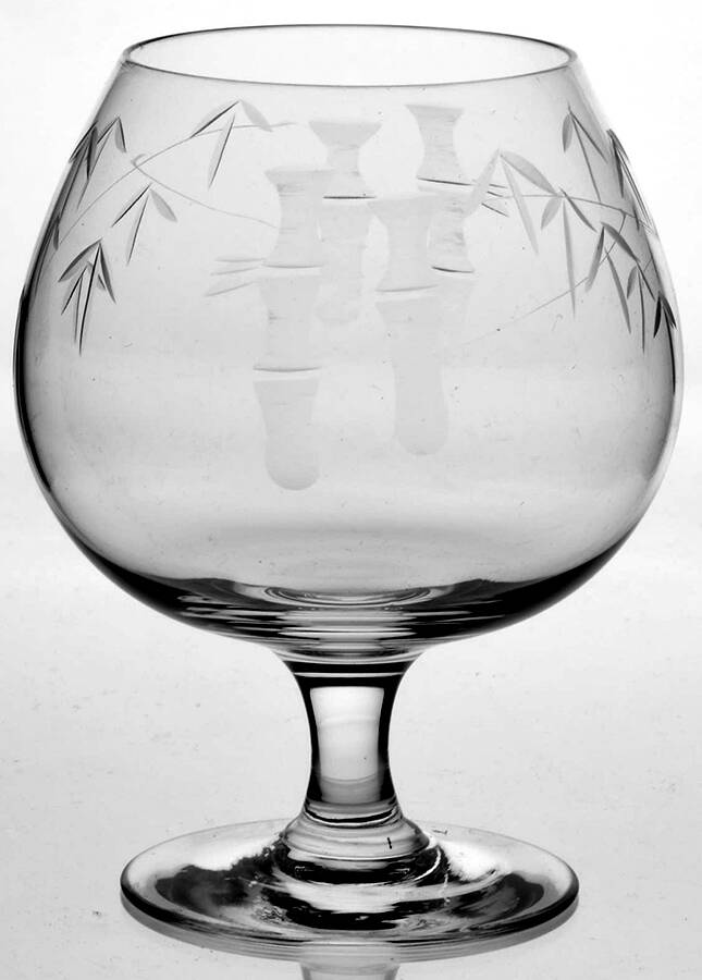Bamboo (Multisided Stem) Brandy Glass by Sasaki-1