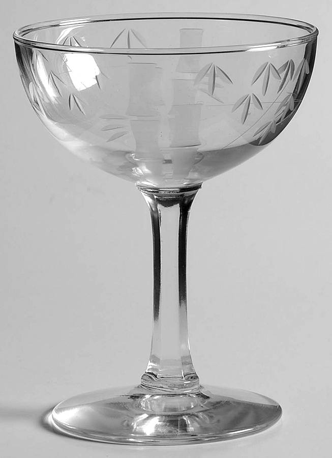 Bamboo (Multisided Stem) Champagne/Tall Sherbet by Sasaki-1