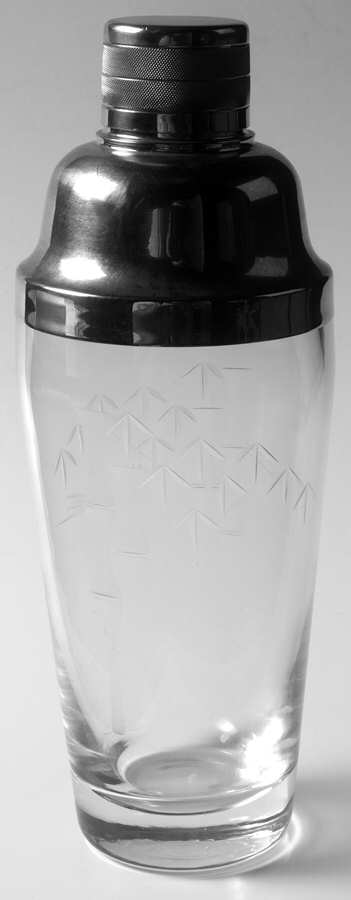 Bamboo (Multisided Stem) Cocktail Shaker & Lid by Sasaki-1