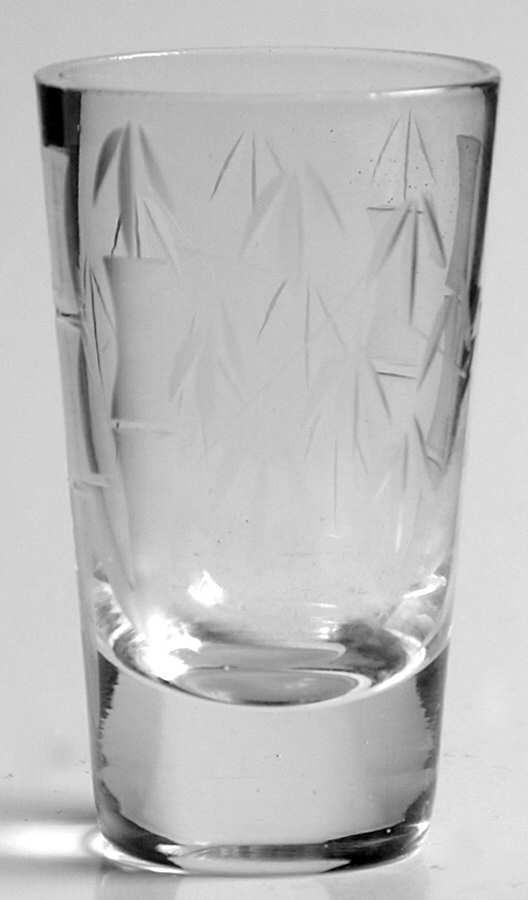 Bamboo (Multisided Stem) Shot Glass by Sasaki-1